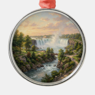 Niagara Falls State Park USA Metal Ornament