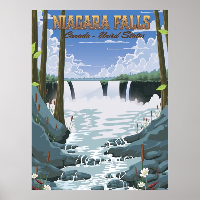Niagara Falls Travel poster (Front)