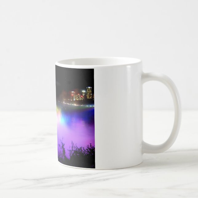 Niagara-Falls-under-floodlights-at-night Coffee Mug (Right)