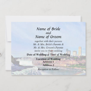 Niagara Falls - Under the Rainbow Wedding Products Invitation