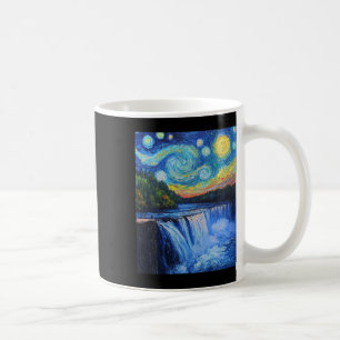 Niagara Falls - Van Gogh Style - Starry Night Coffee Mug