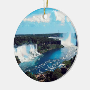 NIAGARA FALLS - view Ceramic Ornament