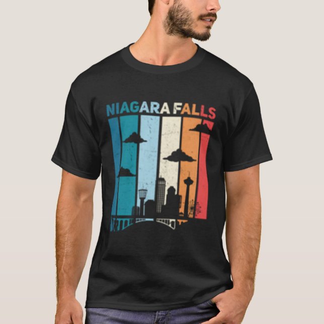 Niagara Falls Waterfall Canada Niagara Falls T-Shirt (Front)