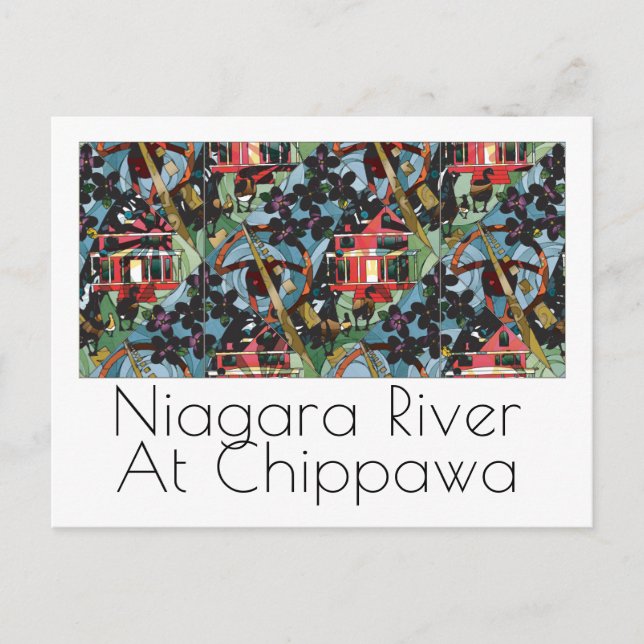 Niagara River Postcard (Front)