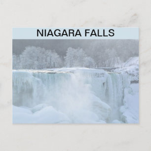 NIAGARA TOMBE UNE CARTE POSTALE GELÉE