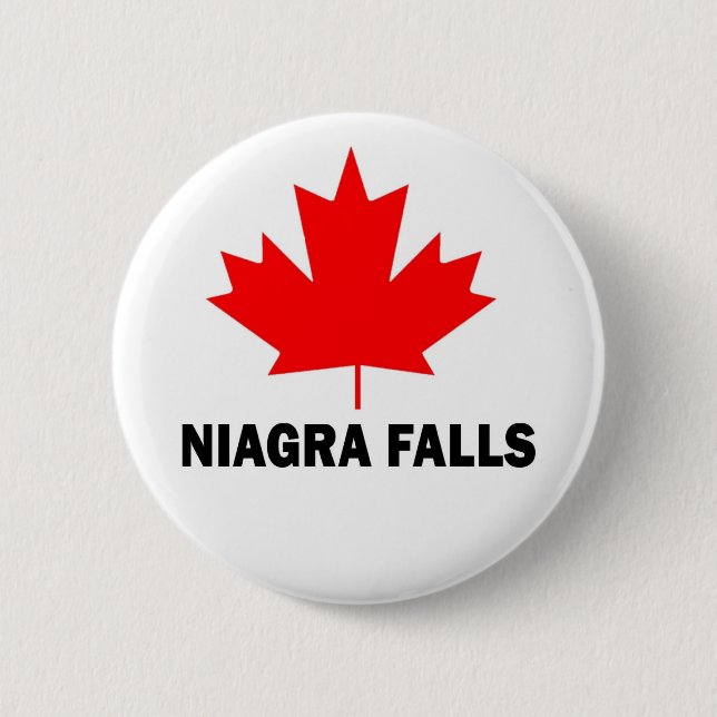 Niagra Falls 2 Inch Round Button (Front)