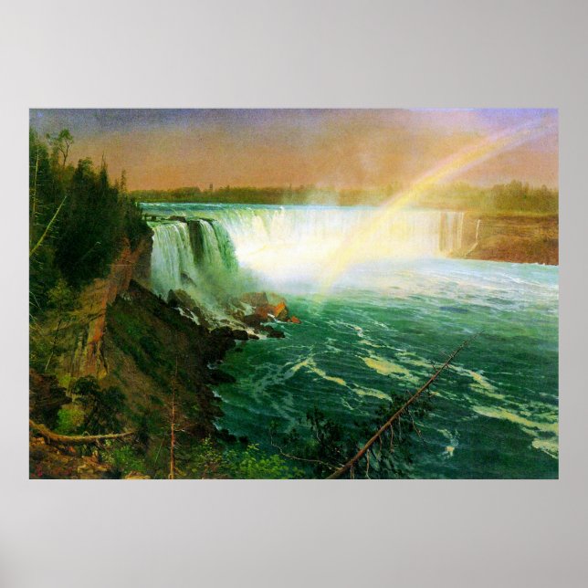 Niagra Falls by Bierstadt Poster (Front)