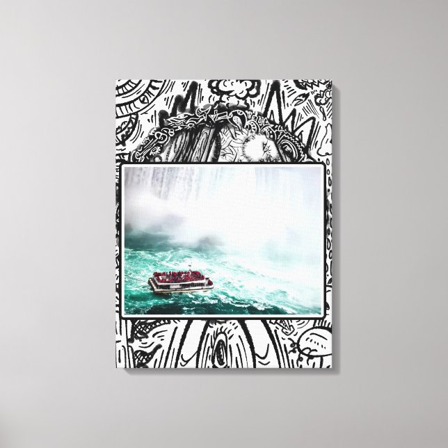 Niagra Falls on the good side Canvas Print (Front)