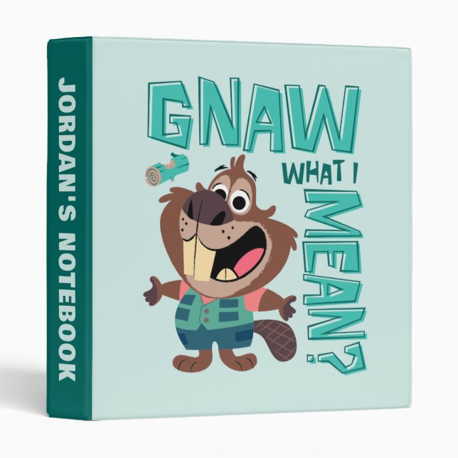 Nibbles Maplestick - Gnaw What I Mean? Binder (Front/Spine)
