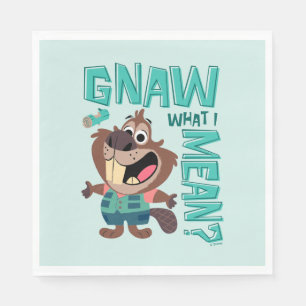 Nibbles Maplestick - Gnaw What I Mean? Napkin