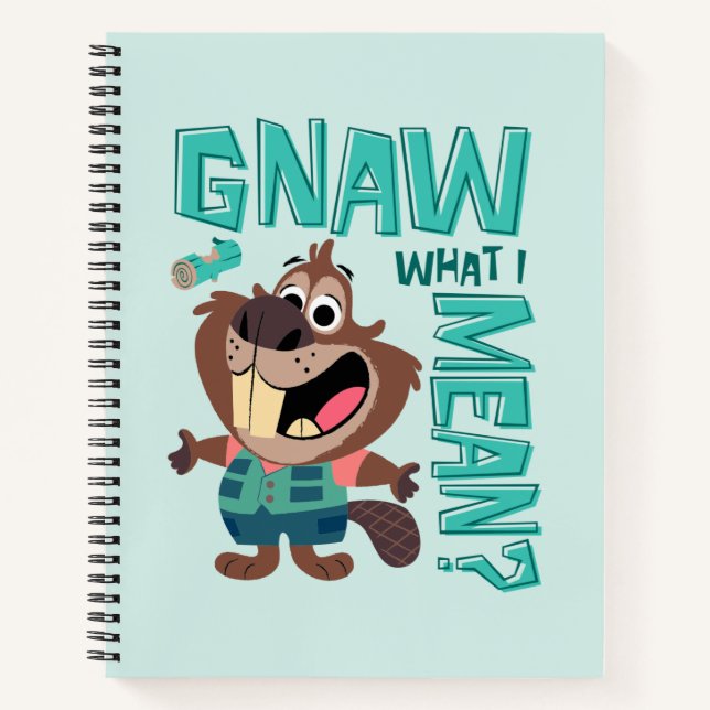Nibbles Maplestick - Gnaw What I Mean? Notebook (Front)