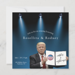 Nibbles Nightcaps Engagement Party Trump Great Invitation