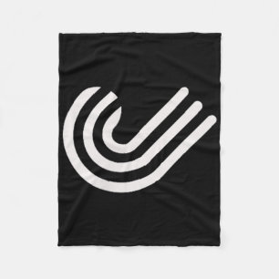 Nibo Hockey Field Hockey Symbol White  Fleece Blanket