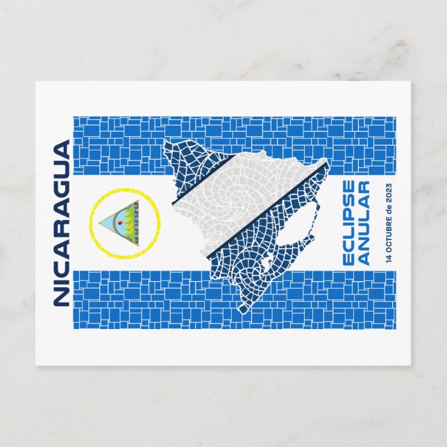 Nicaragua Annular Eclipse Postcard (Front)