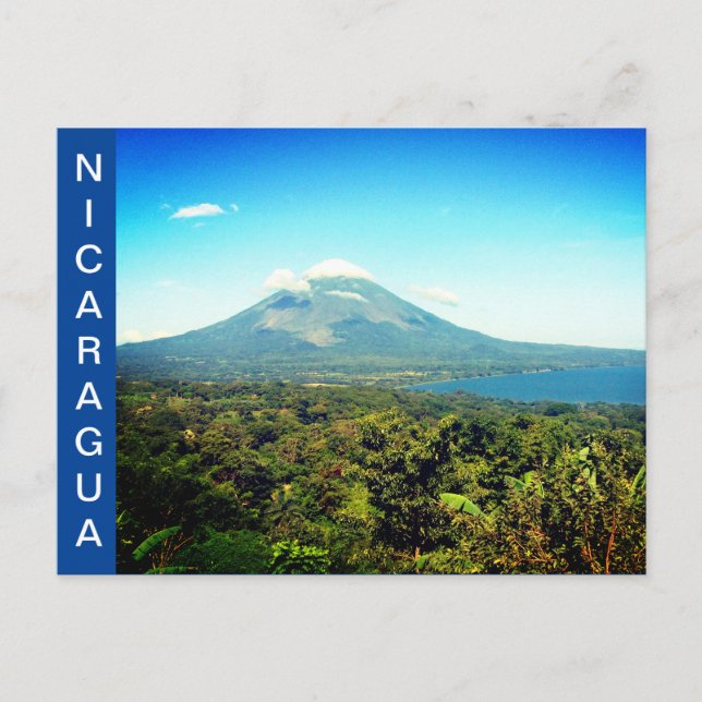 nicaragua concepcion volcano postcard (Front)