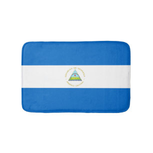 Nicaragua flag bath mat