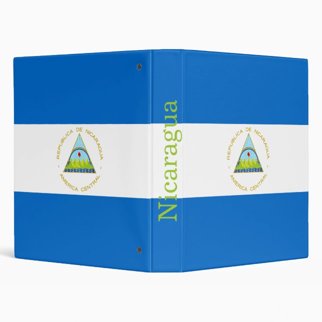 Nicaragua Flag Binder (Background)