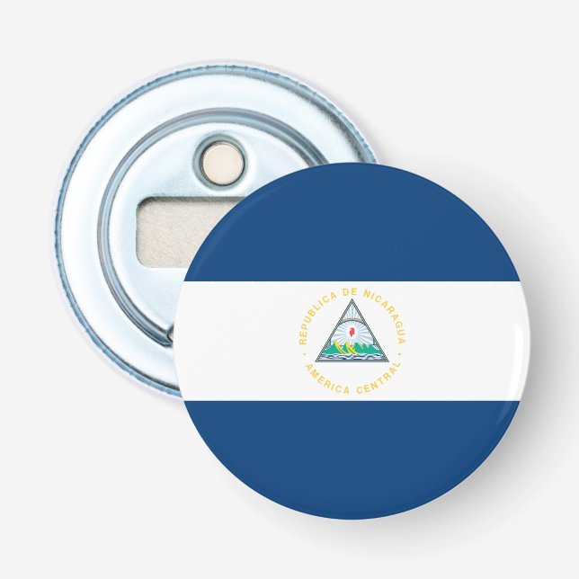 Nicaragua Flag Bottle Opener (Front)