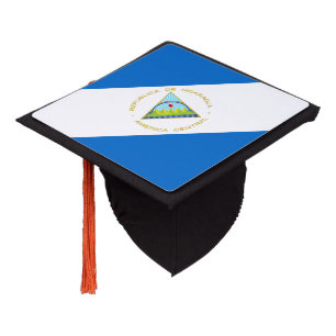 Nicaragua Flag Graduation Cap Topper