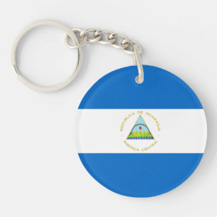 Nicaragua Flag Keychain