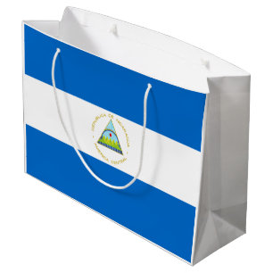 Nicaragua Flag Large Gift Bag