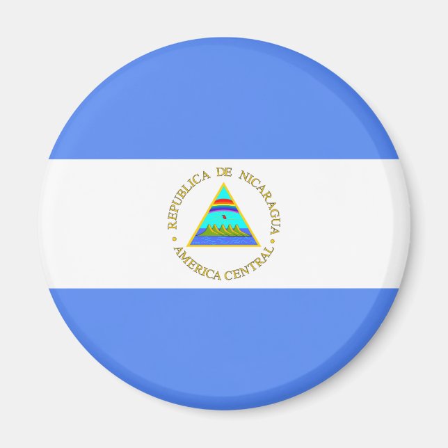 Nicaragua Flag Magnet (Front)