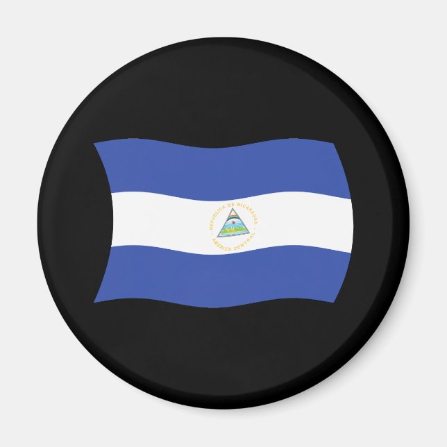 Nicaragua Flag Magnet (Front)