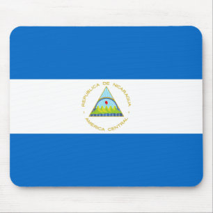 Nicaragua Flag Mouse Pad