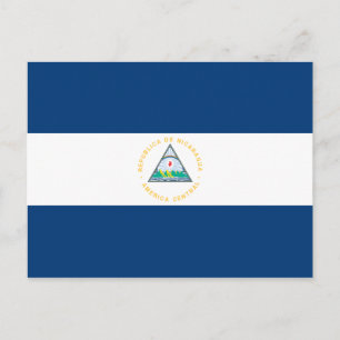 Nicaragua Flag Postcard