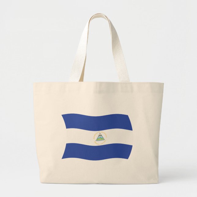 Nicaragua Flag Tote Bag (Front)