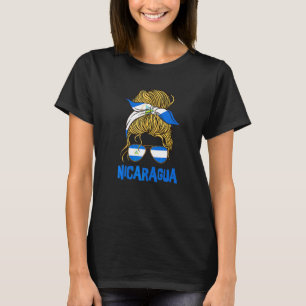 Nicaragua For Girl Nicaraguan Flag for Women Nicar T-Shirt