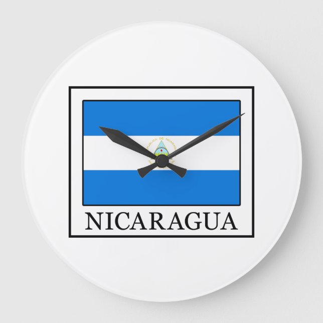 Nicaragua Large Clock (Front)