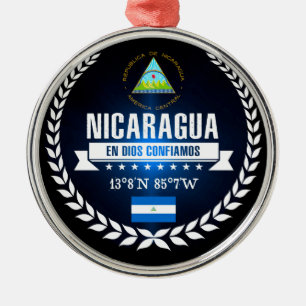 Nicaragua Metal Ornament