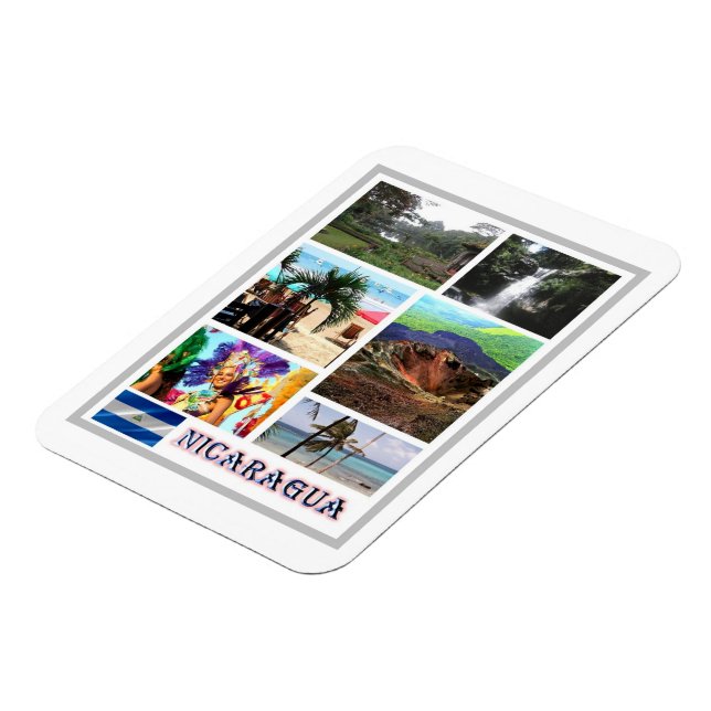 Nicaragua - Mosaic - Magnet (Left Side)