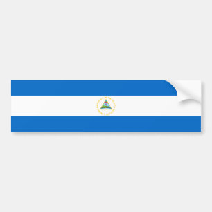 Nicaragua/Nicaraguan Flag Bumper Sticker