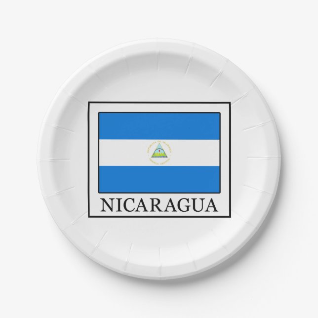 Nicaragua Paper Plate (Front)