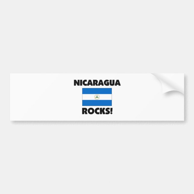 Nicaragua Rocks Bumper Sticker (Front)