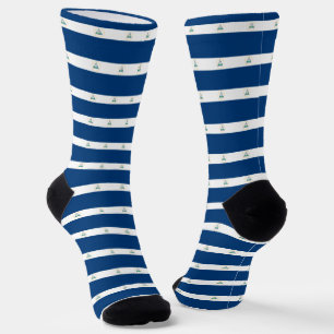Nicaragua Socks, patriotic Nicaraguan Flag fashion Socks