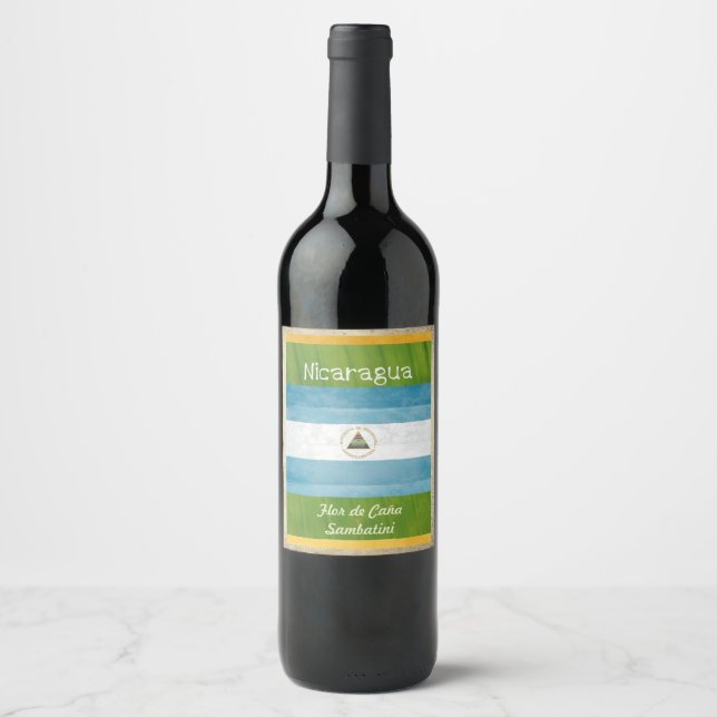 Nicaragua Vin Étiquette (Devant)