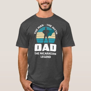 Nicaraguan Dad Father Superhero Nicaraguan Legend T-Shirt