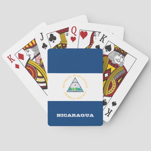 Nicaraguan Flag Games, Nicaragua Playing Cards (Back)