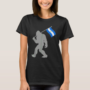 Nicaraguan Flag on Nicaragua Flag T-Shirt