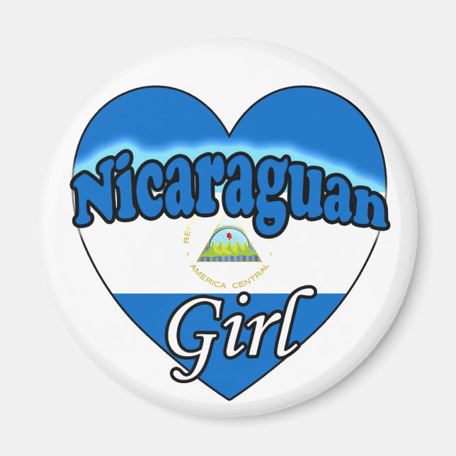 Nicaraguan Girl Magnet (Front)