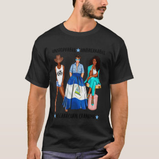 Nicaraguan Grandma From Nicaragua Black Latina Wom T-Shirt
