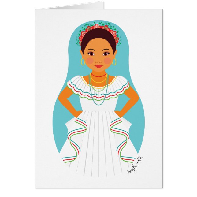 Nicaraguan Matryoshka Card (Front)