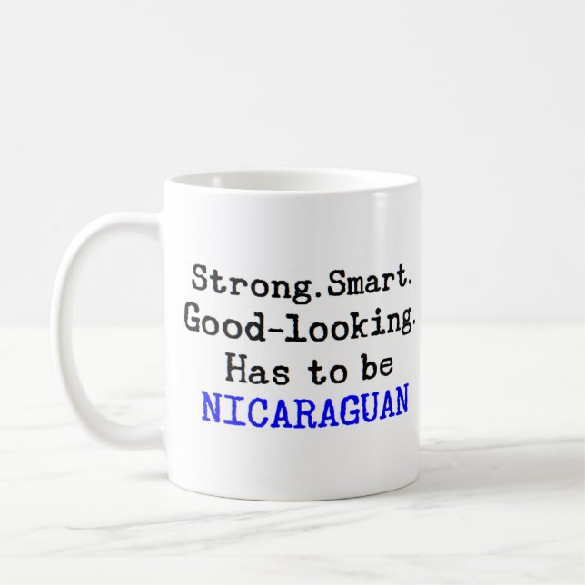 nicaraguan strong coffee mug (Left)
