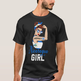 Nicaraguans Girl Unbreakable  Rosie the Riveter Wo T-Shirt