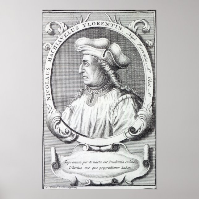Niccolo Machiavelli, 1724 Poster (Front)