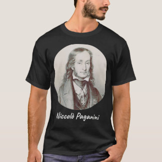 Niccolo Paganini Composer Portrait T-Shirt