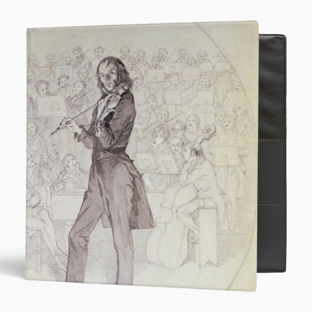 Niccolo Paganini , violinist Binder (Front/Inside)